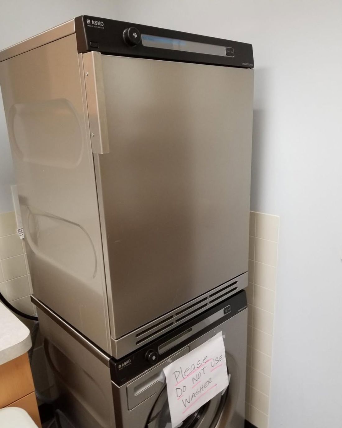 ASKO washer and dryer serviced by ASAP Repairs