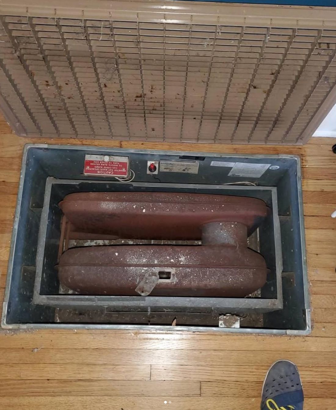 Floor heater repair